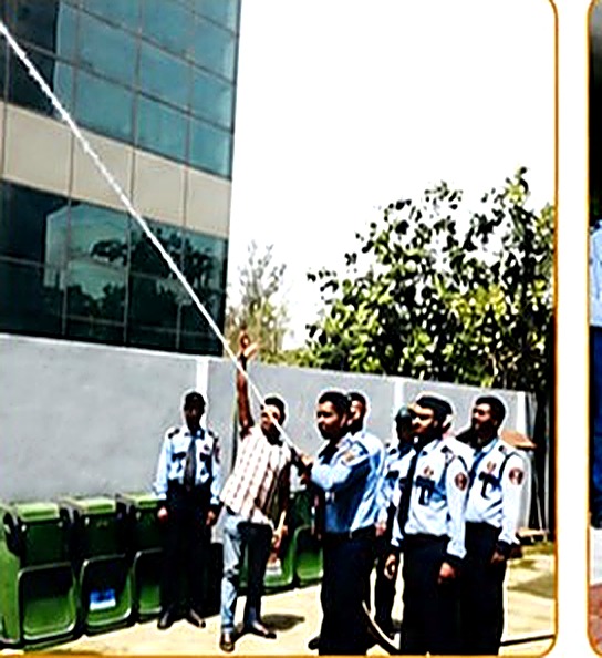 GTESS trained security personnel during practical drills